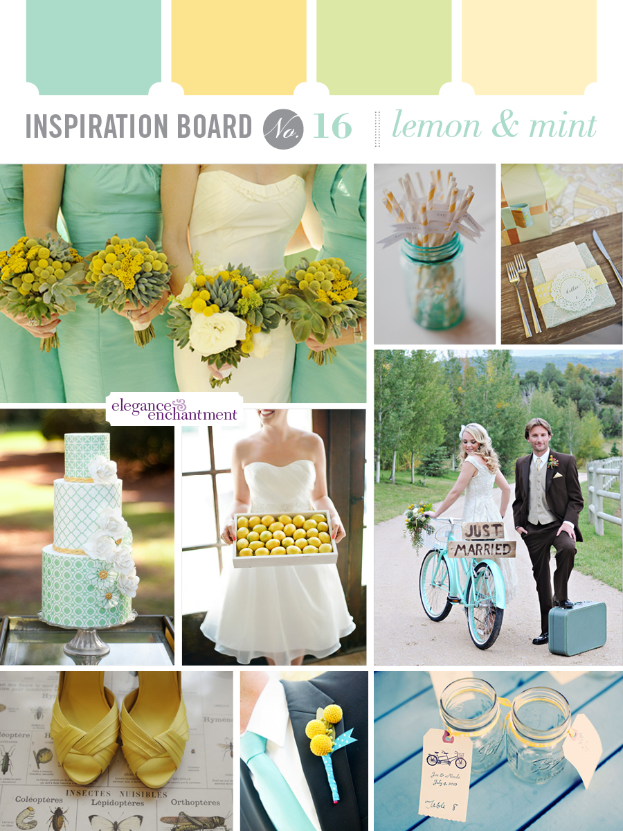 Wedding Inspiration - Lemon & Mint