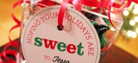Holiday Sweets Gift Tag Printable
