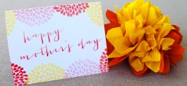 Mother’s Day Card and Gift Tag Printable