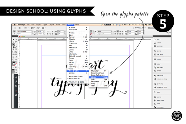 How to create gorgeous typography using glyphs
