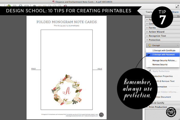 10 tips for creating your own printables
