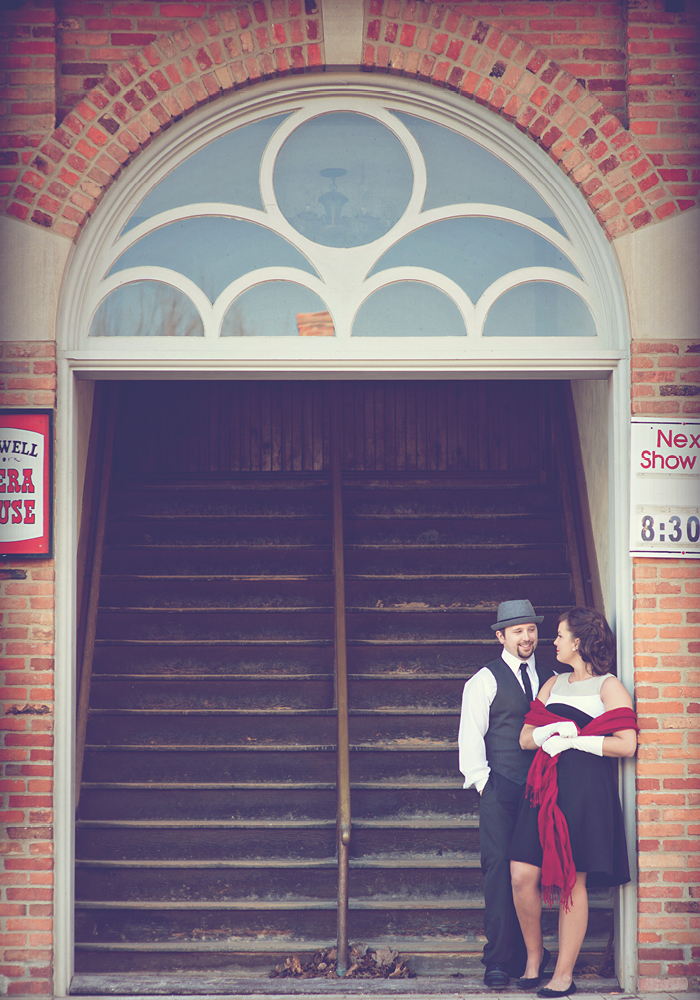 Vintage Engagement Vertical
