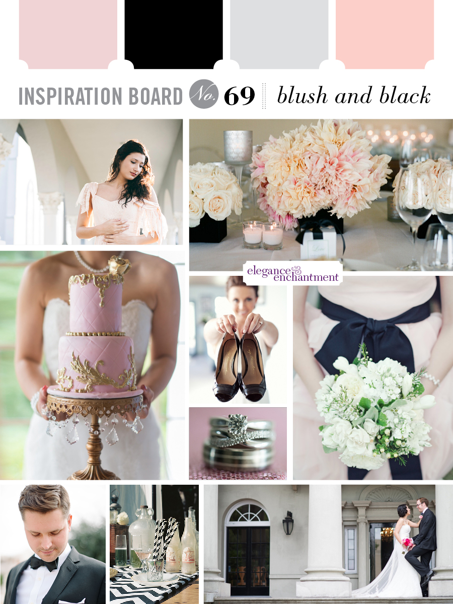 Blush and Black Wedding Inspiration