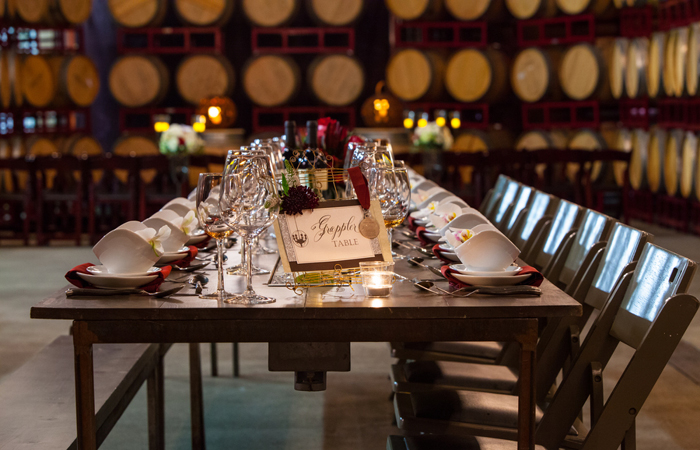 Modern Winery Style Shoot