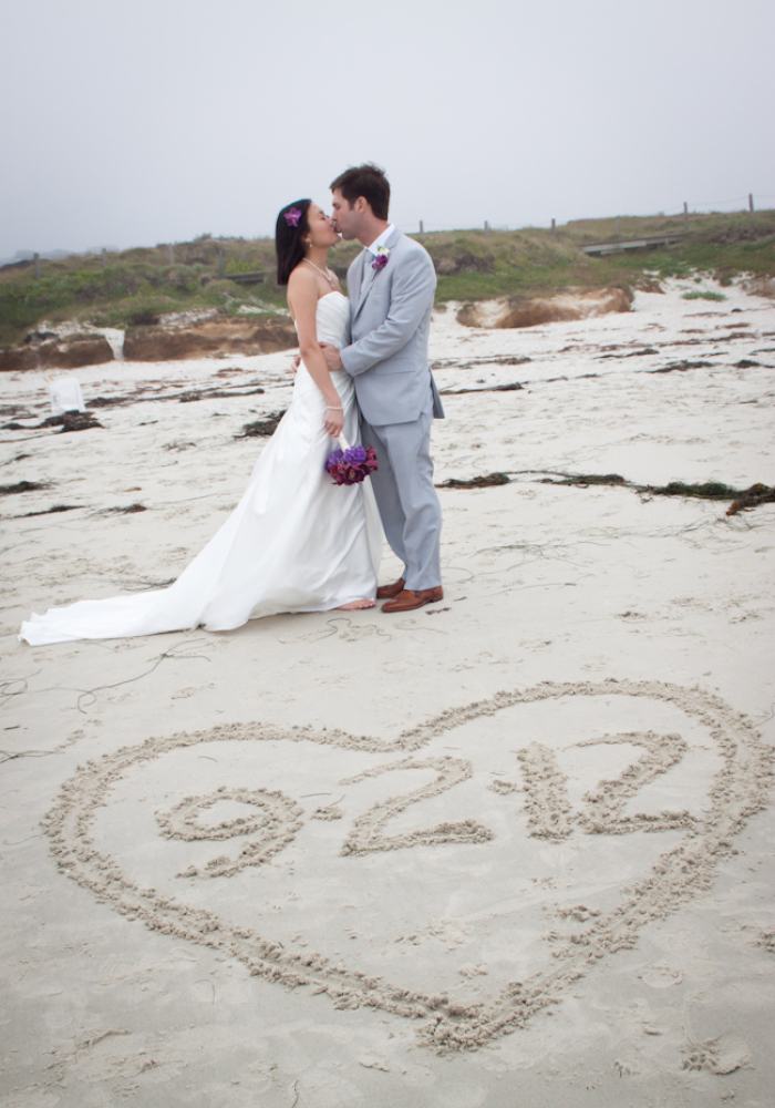 Pebble Beach Wedding Vertical