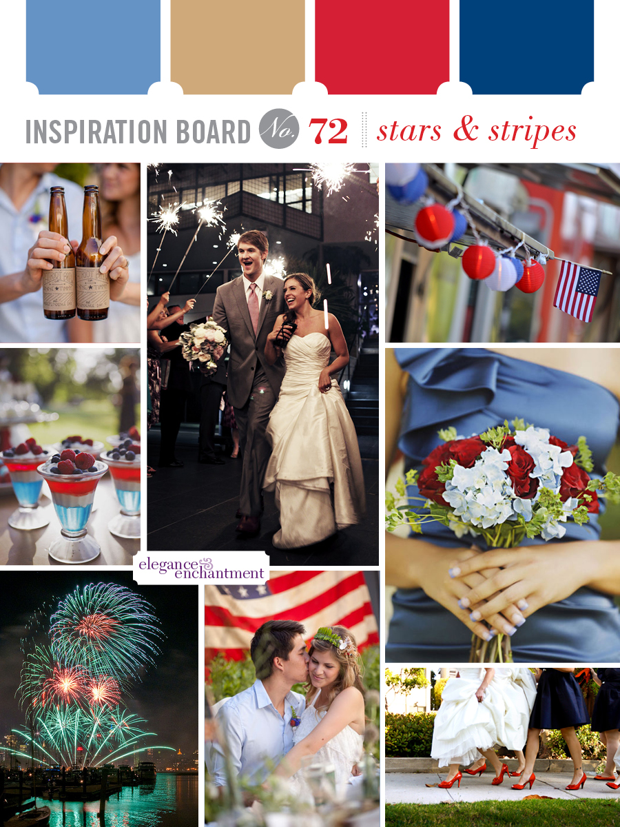 Stars and Stripes Wedding Inspiration