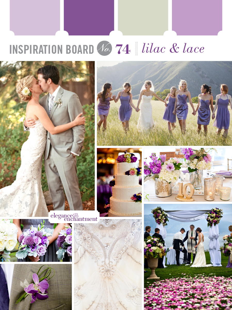 Lilac and Lace Wedding Inspiration