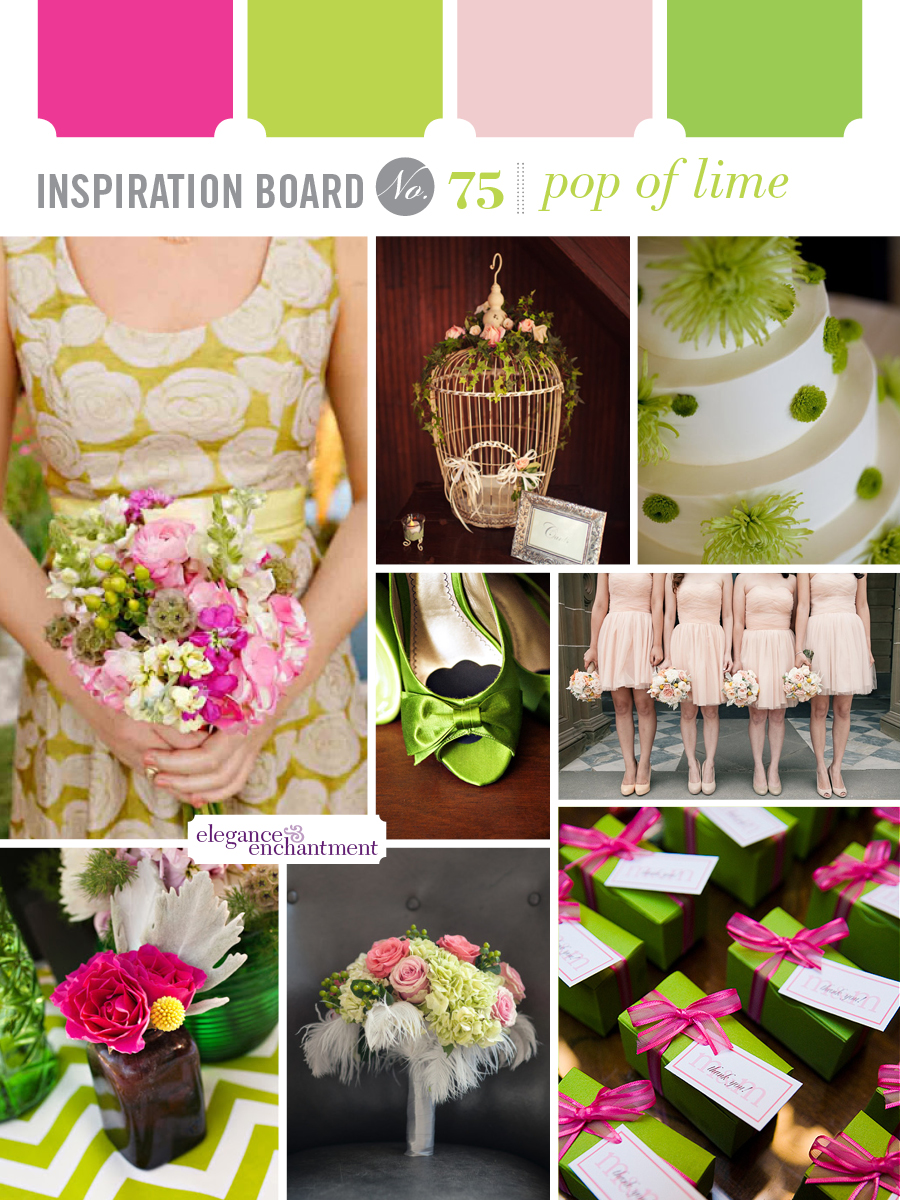 Pop of Lime Wedding Inspiration