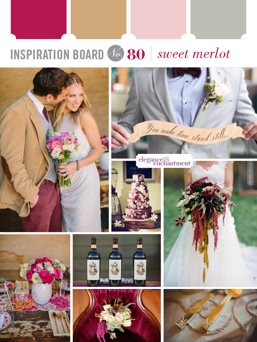 Inspiration Board - Sweet Merlot