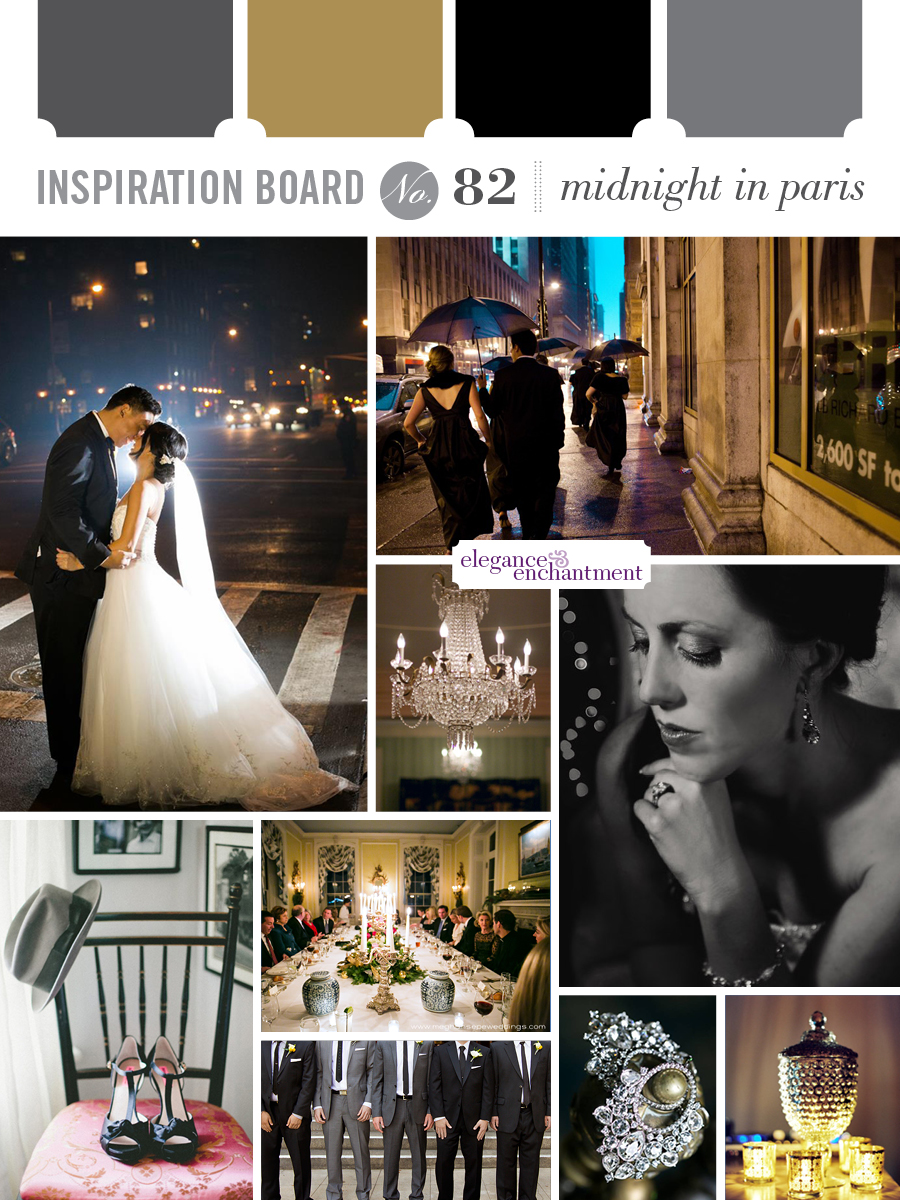 Midnight in Paris Inspiration Board