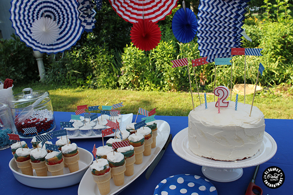 Red White and Two Birthday Party