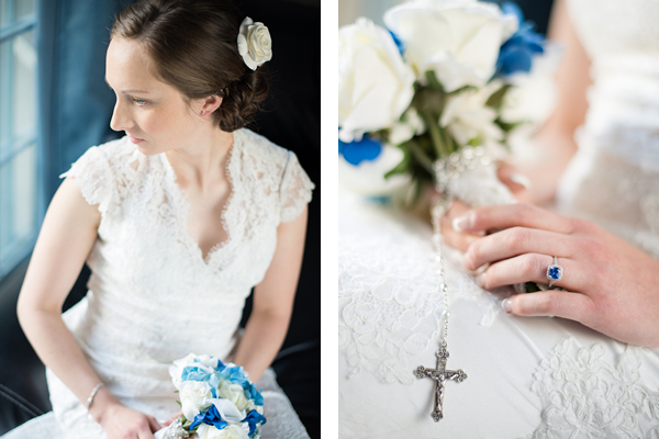 Sweet Blue Norfolk Wedding