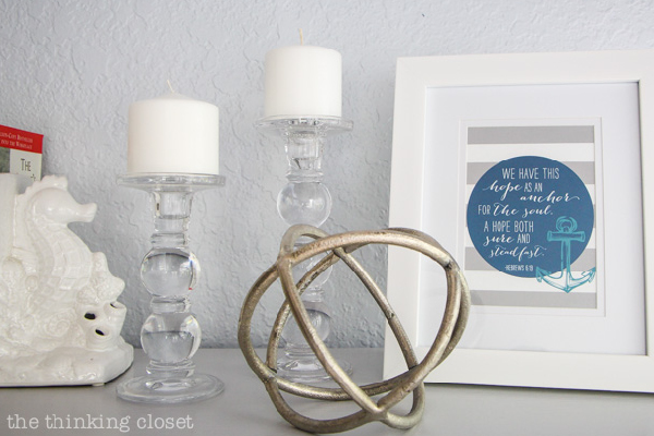 Hebrews 6:19 Printable from Elegance & Enchantment and The Thinking Closet