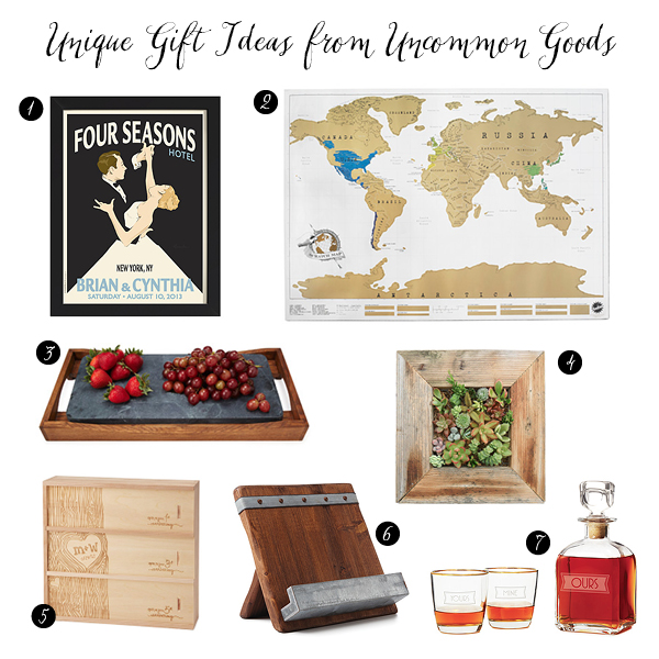 Unique Gift Ideas from Uncommon Goods