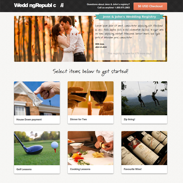 Wedding Republic Wedding Registry