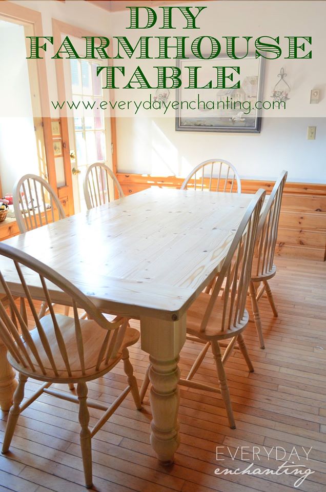 Farmhouse Table DIY