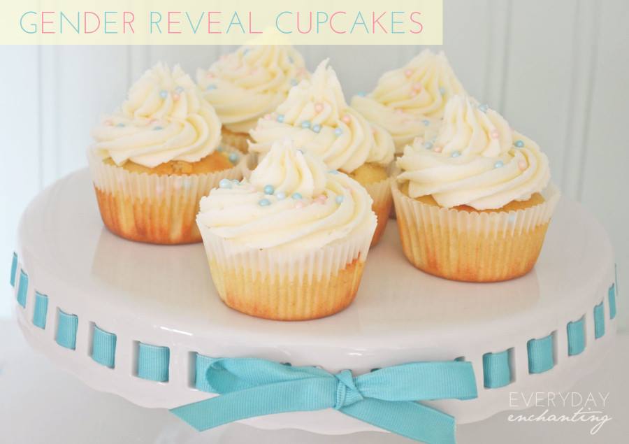Gender Reveal Cupcakes