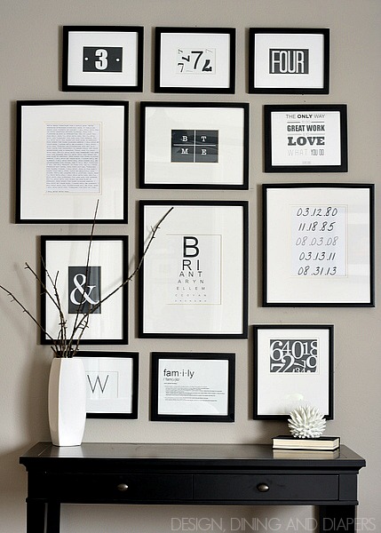 25 Inspiring Gallery Walls | See more at eleganceandenchantment.com