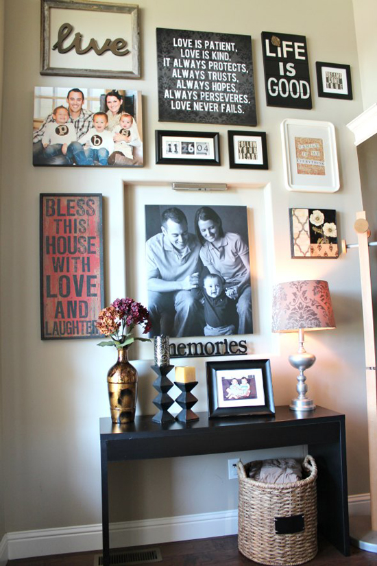25 Inspiring Gallery Walls | See more at eleganceandenchantment.com