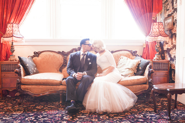 Old Hollywood Wedding from CakeKnife Photography