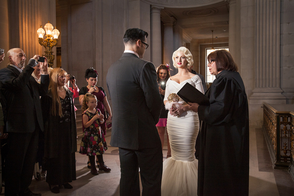 Old Hollywood Wedding from CakeKnife Photography