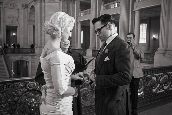 Old Hollywood Wedding from CakeKnife Photography