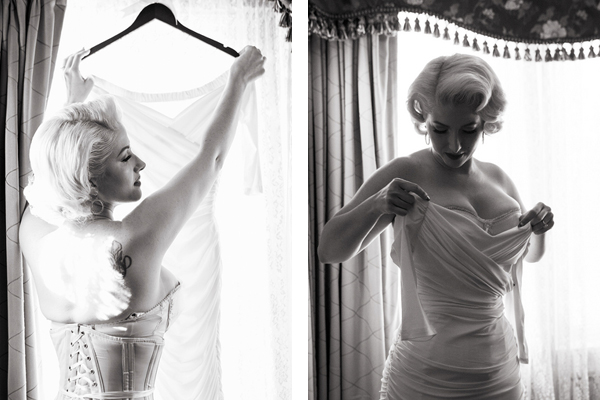 Old Hollywood Wedding from CakeKnife Photography