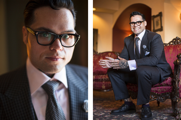 Old Hollywood Wedding from CakeKnife Photography