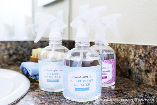 Free Printable Cleaning Labels from Elegance and Enchantment 