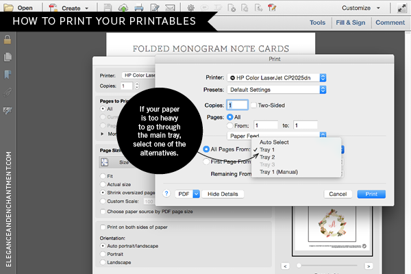 How to Print your Printables from Elegance and Enchantment - Horizontal3