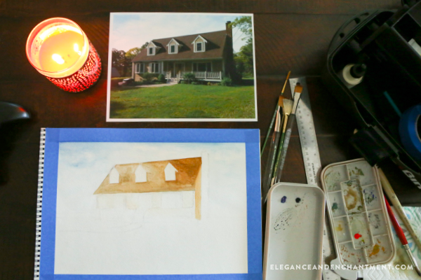 Elegance and Enchantment Creative Challenge Month 2 Results - This session was all about watercolor painting!