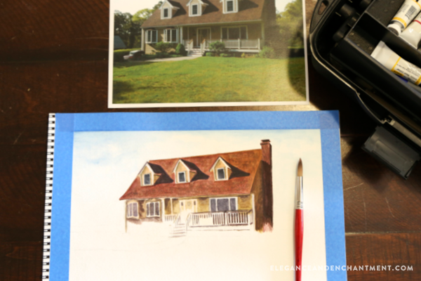 Elegance and Enchantment Creative Challenge Month 2 Results - This session was all about watercolor painting!