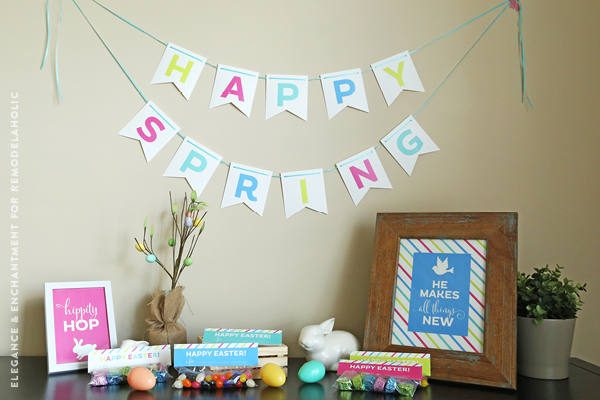 Free Printable Easter Treat Bag Toppers by Elegance & Enchantment for Remodelaholic