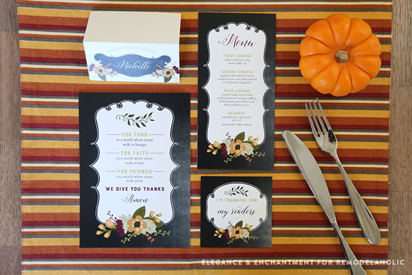 Free Printable Thanksgiving Prayer Cards