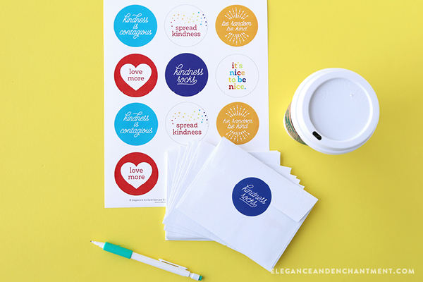 Random acts of kindness are the best! Use these free printables to spread kindness in your community and to help make our world a better place. Bonus: the designs are all compatible with Avery products so they are super easy to print and assemble. 