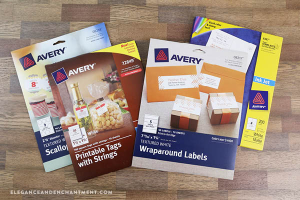 Avery Printable Tags with Strings