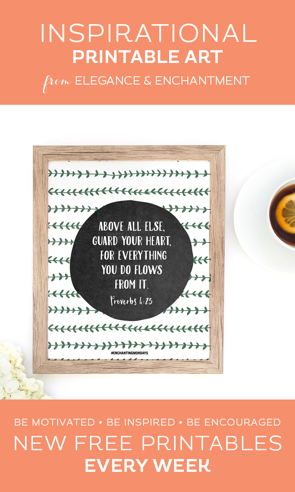 Printable Inspirational Quote - Enchanting Mondays 193